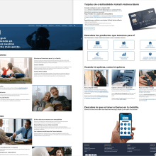 Página Web Estática: Goliath National Bank. Web Design, e Desenvolvimento Web projeto de Álvaro Muñoz Gabaldón - 27.07.2021