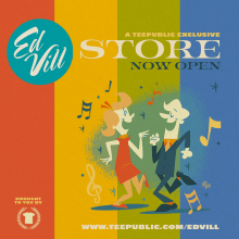 Es oficial: EdVill Store is OPEN!. Un proyecto de Diseño de producto, Ilustración vectorial, Marketing Digital, Ilustración infantil y e-commerce de Ed Vill - 30.07.2021