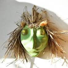 Green Witch | Máscara . Design de personagens, Artes plásticas, e VFX projeto de Kat Franco - 31.05.2021