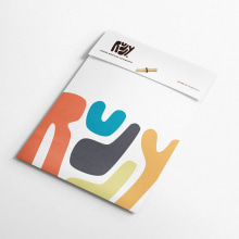 Nueva imagen corporativa Ruddy. Un proyecto de Diseño, Br, ing e Identidad, Diseño gráfico, Tipografía, Lettering y Diseño de logotipos de Ruddy Del Rosario - 22.07.2021