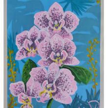 Mi Proyecto del curso: Orquídeas marinas. Un proyecto de Ilustración tradicional, Bellas Artes, Pintura, Pintura acrílica e Ilustración botánica de Mauricio Huicochea - 03.08.2021