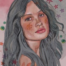 Summer . Un proyecto de Ilustración digital e Ilustración de retrato de Mariana Quinteros - 29.07.2021