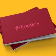 Franie's brand book. Un proyecto de Br, ing e Identidad, Diseño gráfico y Diseño de logotipos de Mariangie Navarro - 08.06.2020