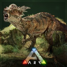 "Stygimoloch" | ARK Survival Evolved. Un proyecto de 3D, Diseño de juegos, Modelado 3D, Videojuegos y Diseño de personajes 3D de Rowena Frenzel - 12.08.2021