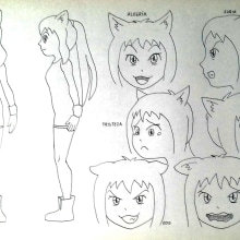 Creación de personajes manga: Ficha de personaje. Un proyecto de Ilustración tradicional, Diseño de personajes, Cómic y Manga de Diego Maidana - 07.08.2021