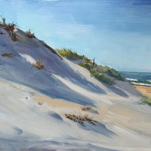 Pleinair-Malerei Düne Zeitraffer Video  (dune Painting plein air timelapse video). Oil Painting project by Yo Rühmer - 09.13.2020