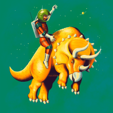 Space Rodeo. Traditional illustration project by Brad Woodard - 08.19.2021