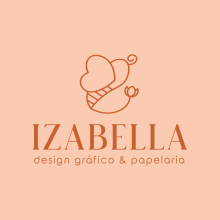 Meu projeto do curso: Design de logos: síntese gráfica e minimalismo. Un proyecto de Diseño, Br, ing e Identidad, Diseño gráfico y Diseño de logotipos de Izabella Diniz - 02.08.2021