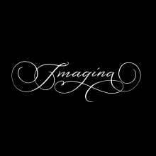 Imagina Tattoo. Calligraph, Lettering, Tattoo Design, H, and Lettering project by Panda - 08.22.2021