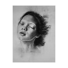 My project in Artistic Charcoal Portraiture: Creating Atmosphere course. Traditional illustration, Fine Arts, Drawing, Portrait Illustration, Portrait Drawing, Realistic Drawing, and Artistic Drawing project by Ola - 08.22.2021