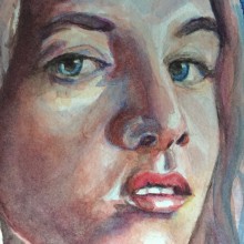Mi Proyecto del curso: Retrato artístico en acuarela. Un proyecto de Bellas Artes, Pintura, Pintura a la acuarela, Ilustración de retrato y Dibujo de Retrato de Susana SL - 12.08.2021