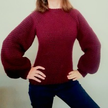 Mi Proyecto del curso:  Top-down: prendas a crochet de una sola pieza. Un proyecto de Moda, Diseño de moda, Tejido, DIY y Crochet de yitivi - 25.08.2021