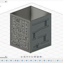 Cubo Retro Gamer. Un proyecto de 3D, Diseño industrial, Diseño de producto, Modelado 3D y Diseño 3D de David González sanz - 26.08.2021