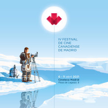 IV Festival de Cine Canadiense de Madrid (2021). Un proyecto de Diseño, Ilustración y Publicidad de David Duprez - 27.08.2021