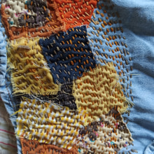 Mi Proyecto del curso: Bordado: reparación de prendas. Fashion, Embroider, Sewing, DIY, Upc, and cling project by Marixa García - 08.27.2021
