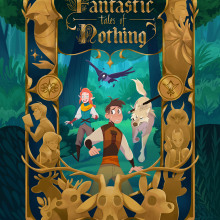 Fantastic Tales of Nothing (Colaboración). Een project van Traditionele illustratie, Ontwerp van personages, Stripboek y Digitale tekening van Ale Green - 10.10.2020