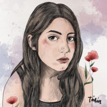 My project in Illustrated Portraits with Procreate course. Un proyecto de Ilustración tradicional, Ilustración vectorial, Ilustración digital, Ilustración de retrato y Dibujo de Retrato de Tulin Azim - 28.08.2021