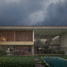 Casa L2 | make_hb Ein Projekt aus dem Bereich Architektur, Innenarchitektur, Innendesign, L, schaftsbau und ArchVIZ von Federico Hernández Barrón - 25.08.2021