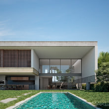 Casa L2 | make_hb Ein Projekt aus dem Bereich Architektur, Innenarchitektur, L, schaftsbau und ArchVIZ von Federico Hernández Barrón - 28.08.2021
