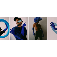 Meu projeto do curso: Fotografia de estúdio colorida para Instagram - BLUE . Fotografia, Direção de arte, Fotografia com celular, Instagram, Fotografia para Instagram, Fotografia Lifest, e le projeto de Felipe Rufino - 31.08.2021