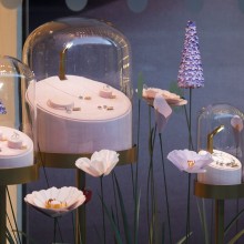 Pandora Flower Meadow Window Display. Design, and Paper Craft project by Sarah Louise Matthews - 08.31.2021