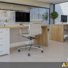 Renders 3d para catálogo de mobiliario de oficina en Ciudad Real. Un proyecto de Arquitectura, Diseño de interiores, Diseño de producto, Modelado 3D y Diseño 3D de Francisco Javier Avileo Laguna - 18.06.2019