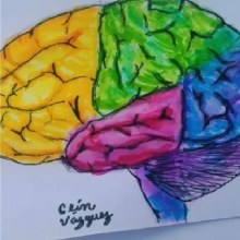 El multicolor del cerebro humano . Sketching, Creativit, Pencil Drawing, Drawing, and Figure Drawing project by Ceín Melquiades Vázquez Jiménez - 09.06.2021