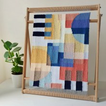 Geometry II - Woven Tapestry. Un proyecto de Artesanía y Bellas Artes de Marion Weymes - 07.09.2021