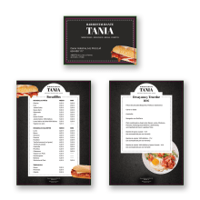 Bar Restaurante TANIA. Projekt z dziedziny Projektowanie graficzne użytkownika Carme Carrillo Cubero - 08.09.2021