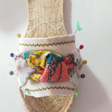 Mi Proyecto del curso: Diseño y confección de alpargatas. Un proyecto de Diseño de complementos, Artesanía, Moda, Diseño de calzado y Tejido de sandravivi7 - 10.09.2021
