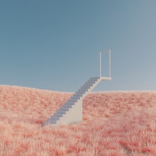 Stairway to Heaven. Illustration, and 3D project by Ryan Delfin - 09.09.2021