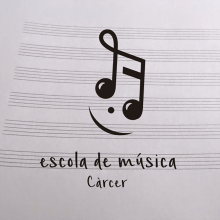 Logo ESCOLA DE MÚSICA. Un proyecto de Diseño gráfico y Diseño de logotipos de Lidia Tomás - 14.09.2021