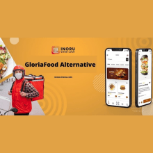 Gloriafood Clone App To Improve The Radar Of Your Business. Design, Ilustração tradicional, Instalações, Programação , e UX / UI projeto de James Anderson - 01.02.2020