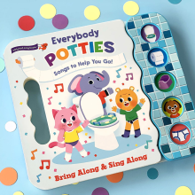 Everybody Potties. Songs to Help You Go!. Un proyecto de Diseño, Ilustración tradicional y Diseño de personajes de Pamela Barbieri - 15.09.2021
