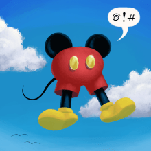 Pantsy Mouse.  The most famous shorts in the world. Un proyecto de Ilustración tradicional, Dibujo a lápiz, Dibujo e Ilustración digital de William McConkey - 05.09.2021