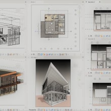 Mi Proyecto del curso: Diseño y modelado arquitectónico 3D con Revit. 3D, Arquitetura, Arquitetura de interiores, Modelagem 3D, Arquitetura digital, e Visualização arquitetônica projeto de Alejandro Díaz Sierra - 17.09.2021