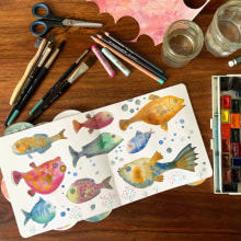 My project in Creative Watercolor Sketching for Beginners course Ein Projekt aus dem Bereich Traditionelle Illustration, Skizzenentwurf, Kreativität, Zeichnung, Aquarellmalerei und Sketchbook von ewe - 19.09.2021