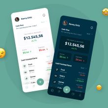 e-wallet app. Design, and UX / UI project by Yaser Nazzal - 09.19.2021