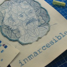 Inmarcesible. A Portrait illustration, Embroider, and Textile illustration project by Bugambilo - 09.20.2021