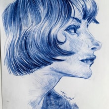 Perfil. Traditional illustration project by Jaume Tenes - 09.21.2021