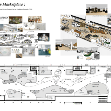 The Garden Marketplace. Retail Design project by Phiphak Christopher - 09.21.2021