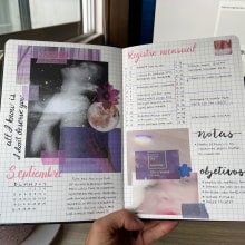 My project in Creative Bullet Journal: Planning and Creativity course. Traditional illustration, Lettering, Drawing, H, and Lettering project by Adriana Vázquez - 09.22.2021
