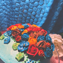 Meu projeto do curso: Flores decorativas de buttercream para cake design. Un proyecto de Diseño, DIY y Artes culinarias de alexandra.dohmen - 27.09.2021