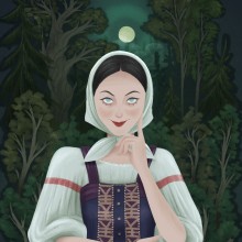 fairytale. Traditional illustration, and Character Design project by Victoria Golubeva - 01.17.2021