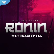 Ronin - Stream Package. Design, Motion Graphics, and 3D Animation project by StreamSpell - 09.27.2021