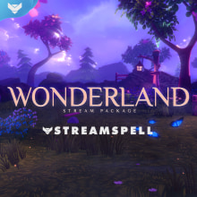 Wonderland - Stream Package. Design, Motion Graphics, and 3D Animation project by StreamSpell - 09.27.2021