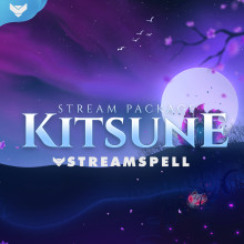 Kitsune - Stream Package. Design, Traditional illustration, and Motion Graphics project by StreamSpell - 09.28.2021