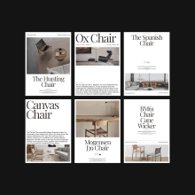 Interior visual exploration / Børge Mogensen & Hans J. Wegner. Un proyecto de Diseño, Tipografía, Diseño Web y Diseño de carteles de Andrea Jelic - 29.09.2021