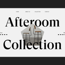 Afteroom Collection. Un proyecto de Diseño y Diseño Web de Andrea Jelic - 29.09.2021