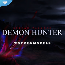 Demon Hunter - Stream Package. Design, Motion Graphics, and Art Direction project by StreamSpell - 09.29.2021